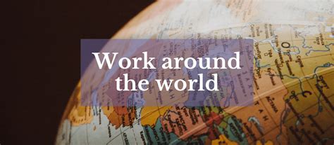 Where We Work Around the World .